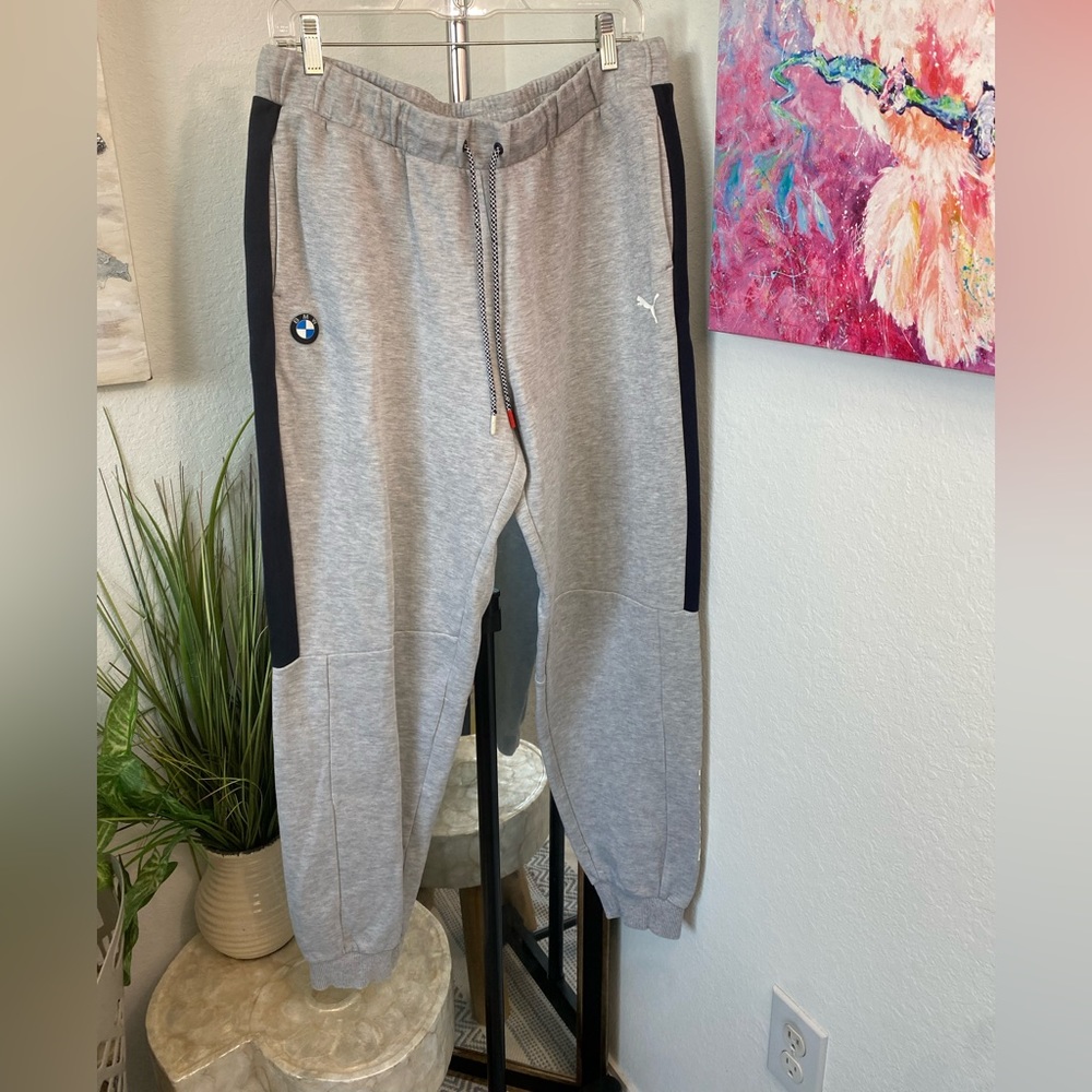 BMW X Puma Grey Sweatpants Size XL - Picture 4 of 4